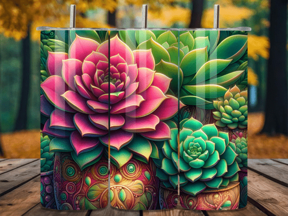 Echeveria Green Succulent Tumbler Wrap Review: A Seller’s Perspective