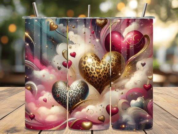 Gold Leopard Heart Clouds Tumbler Wrap Review for Real Craft Projects