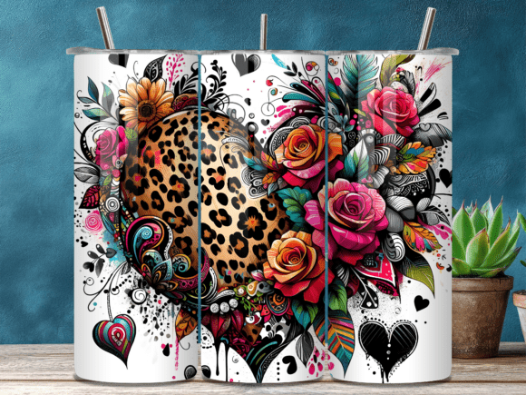 Leopard Floral Heart Valentine Tumbler Review for Real Projects