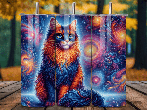 Nebula Cosmic Fluffy Cat Embroidery Design Review