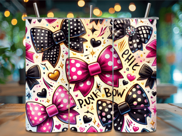 Polka Dot Punk Bow Valentine Tumbler Wrap Review for Real Crafting