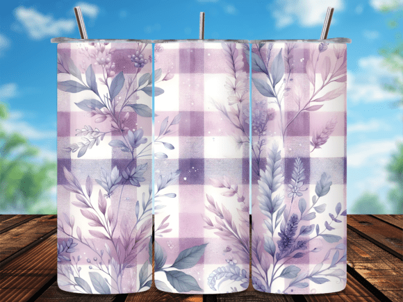 Purple Plaid Lavender Tumbler Wrap PNG Review: A Versatile Design for Creative Sellers