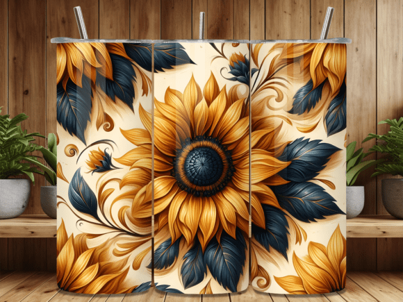 Sunflower Floral Damask Tumbler Wrap Review: A Must-Have for Handmade Brands